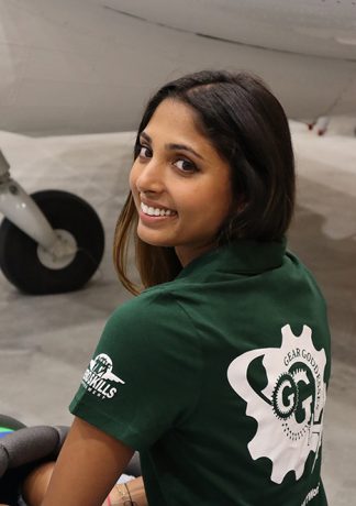 t-shirt model for Gear Goddesses